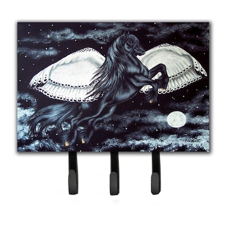 Jensendistributionservices Black Flying Horse Leash or Key Holder MI1718299